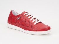 Chaussure mephisto Marche modele daniele perf rouge